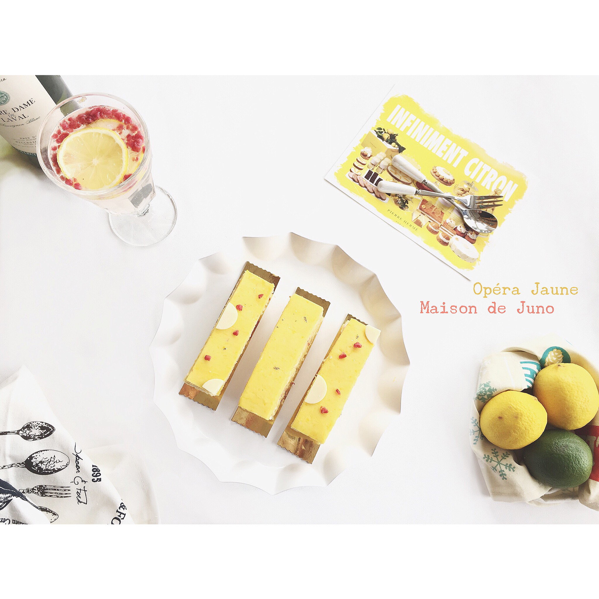 柠檬歌剧院蛋糕 Opéra Jaune by 熊谷裕子