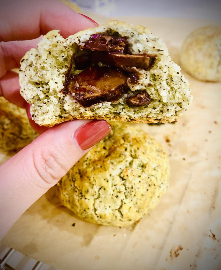 日式黑巧伯爵茶司康