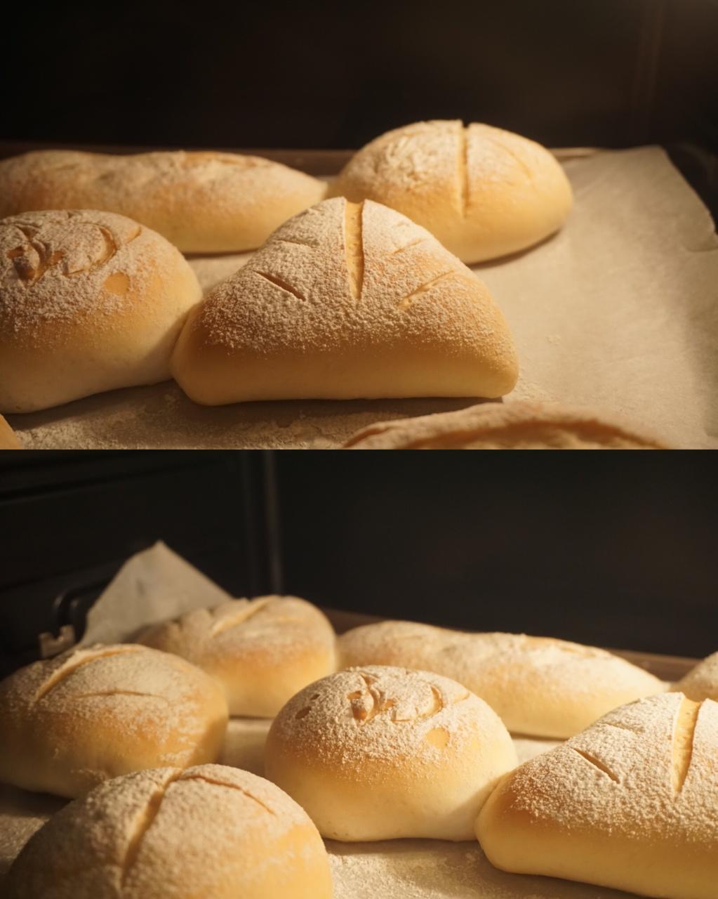 llmang做的芋泥面包(软欧)