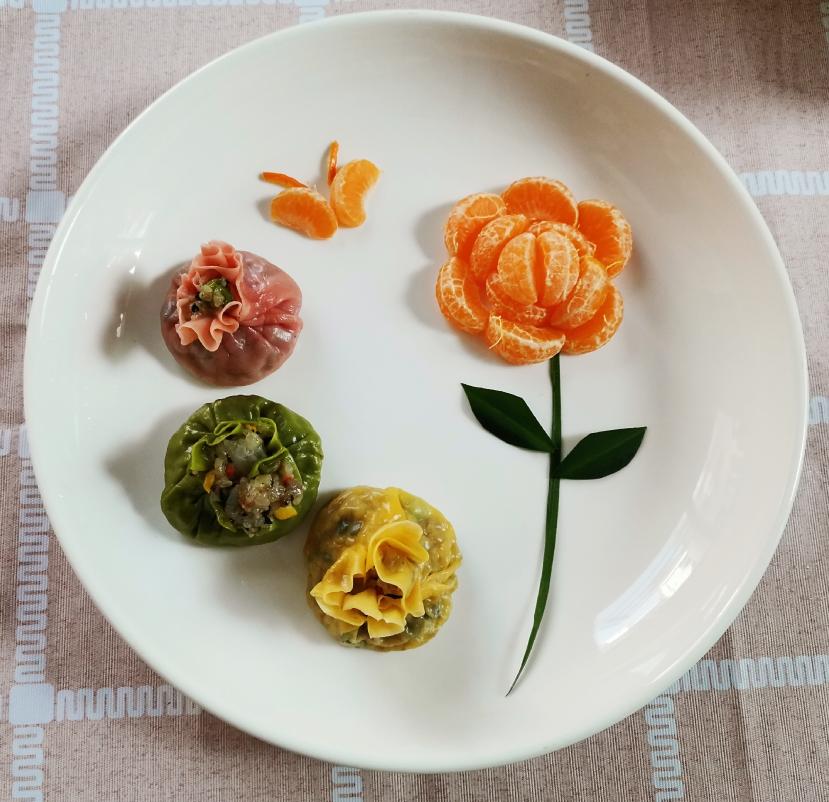 五彩烧卖（饺子皮版）