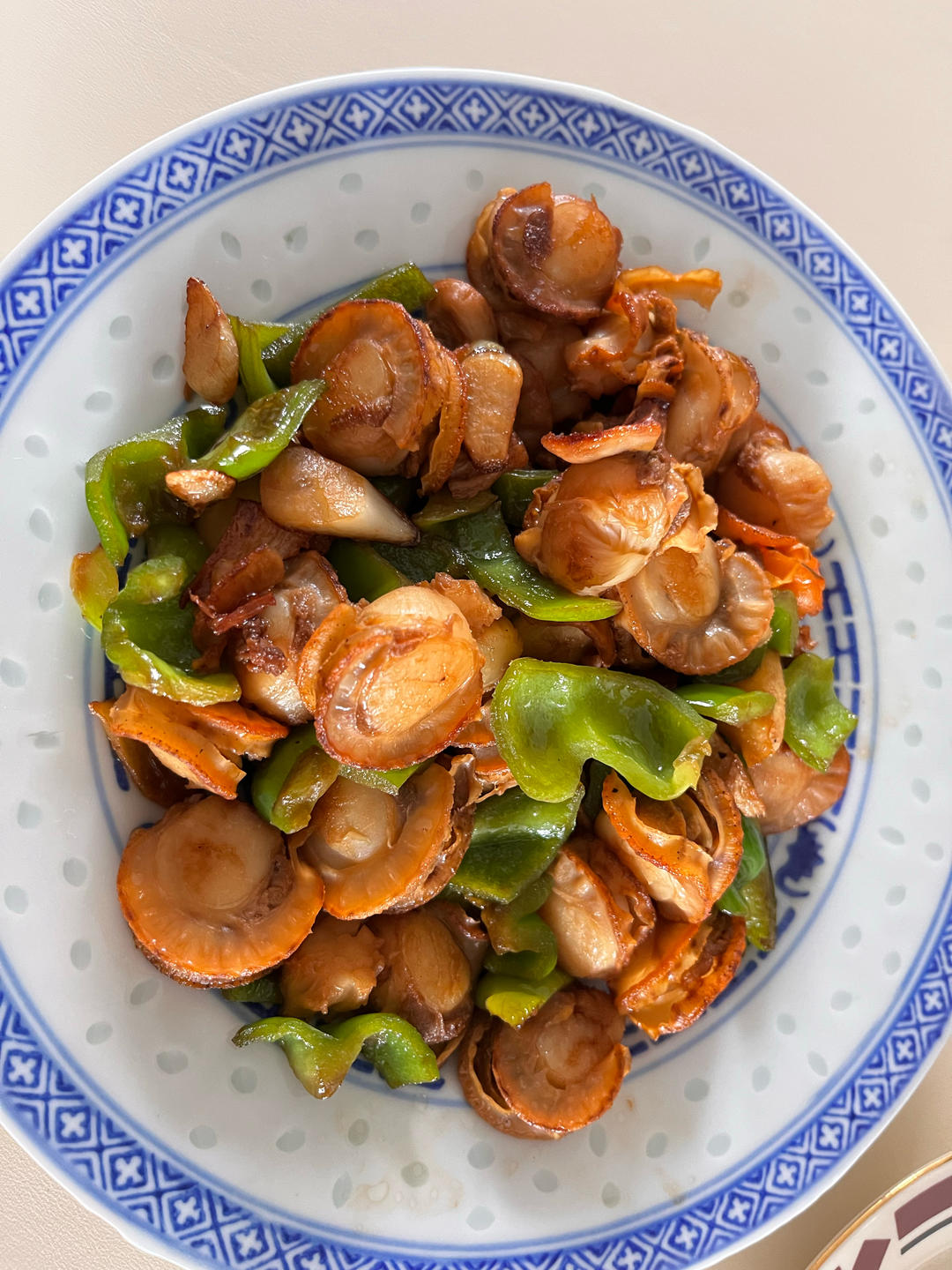 家常小炒扇贝肉