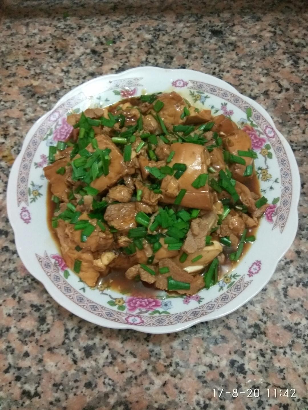 肉丝豆腐