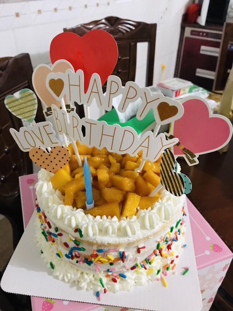 芒果生日蛋糕的做法