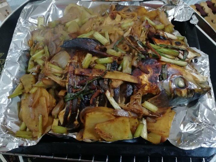 烤箱烤鱼