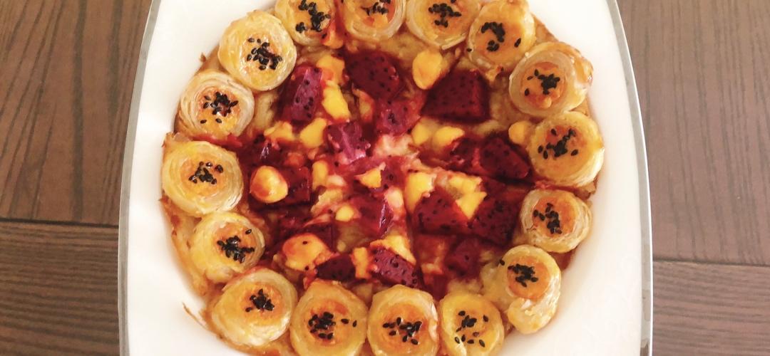 手抓饼香蕉披萨