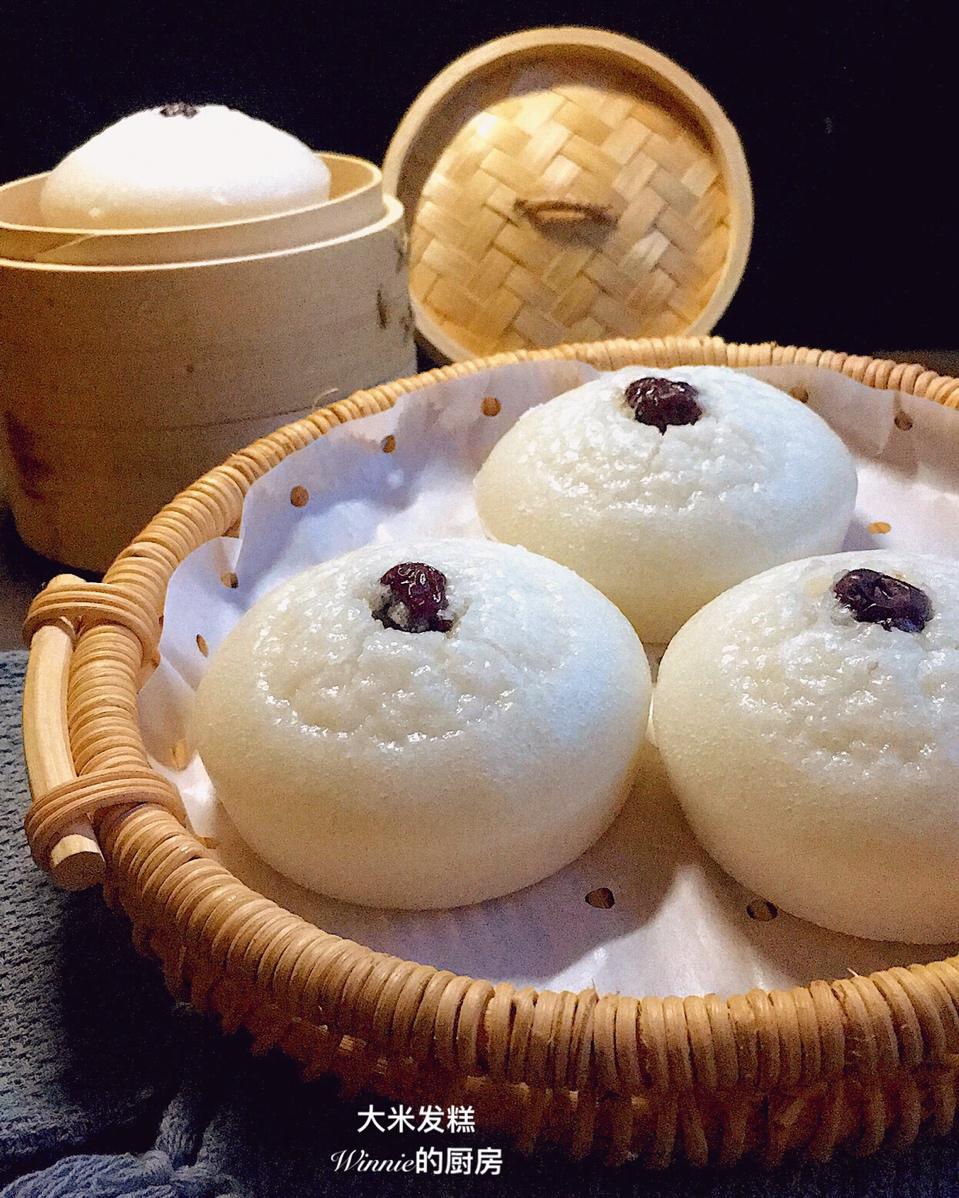 winniewu做的米发糕(蒸碗糕)
