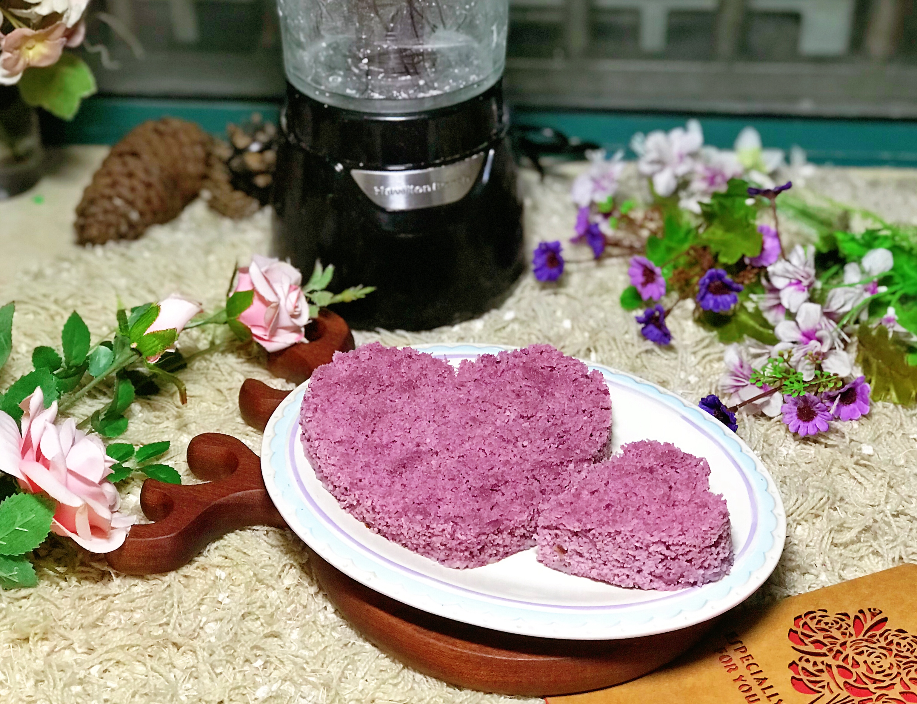 紫薯松糕（家庭版）的做法 步骤9