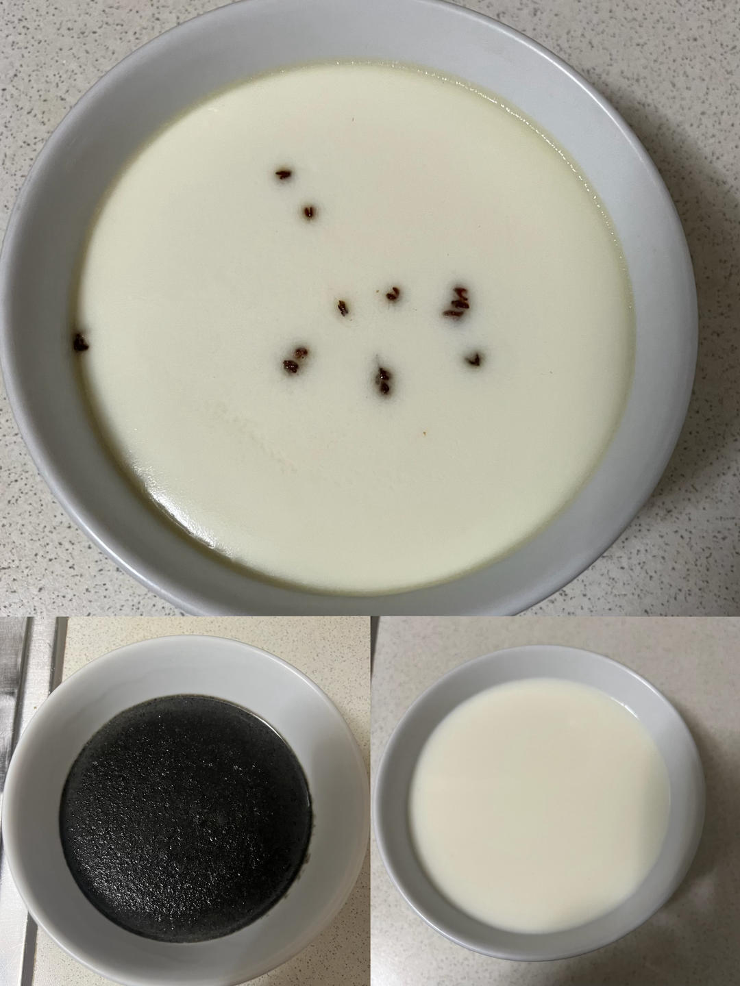 黑芝麻炖奶