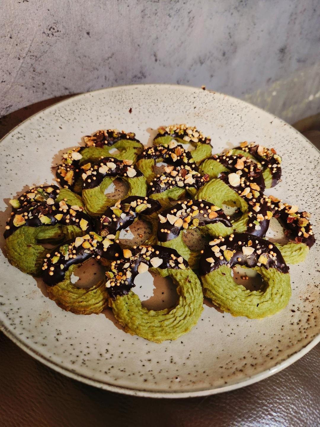 花环曲奇，圣诞节应景小饼干