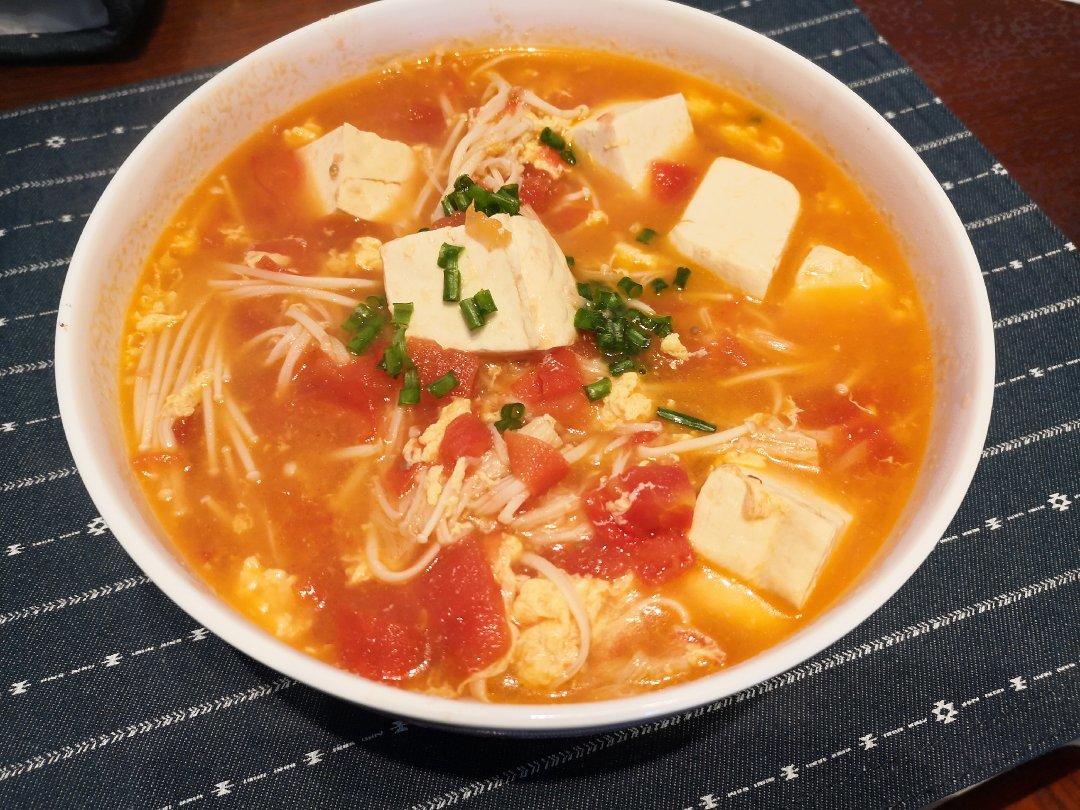 超好吃零失败番茄豆腐汤