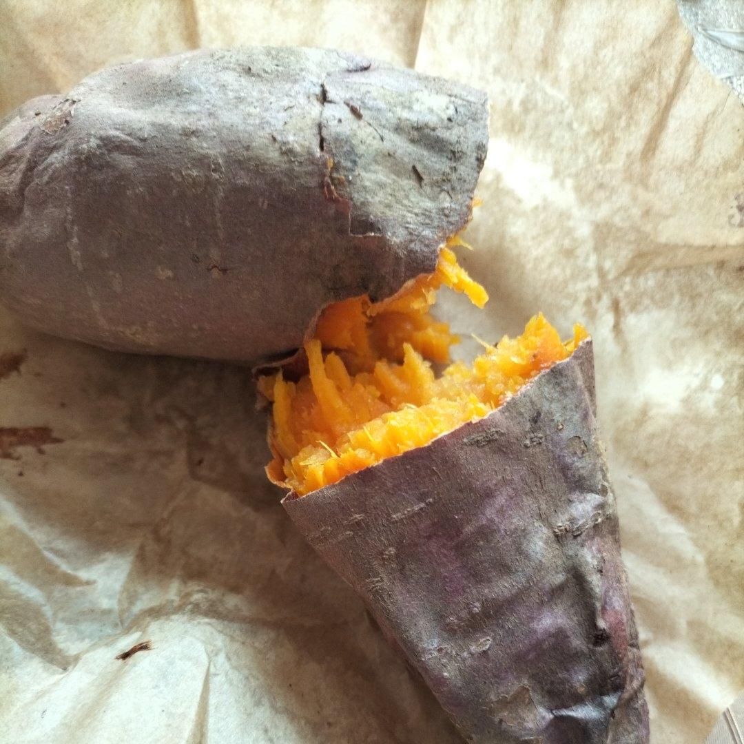 空气炸锅烤红薯(超级简单)