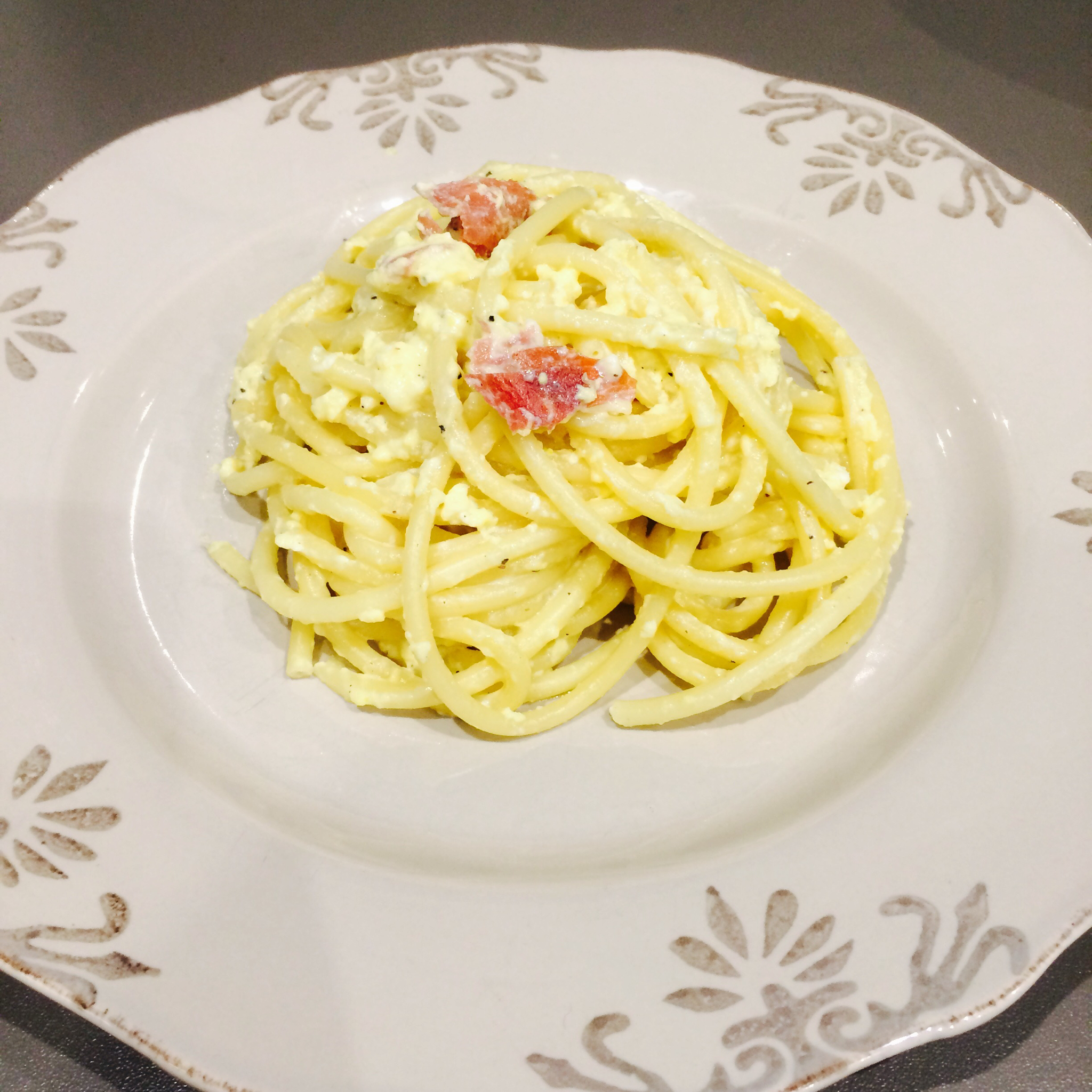 超简单的奶汁培根意面Carbonara