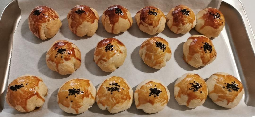 蛋黄酥，只需松弛一次的做法，适合新手