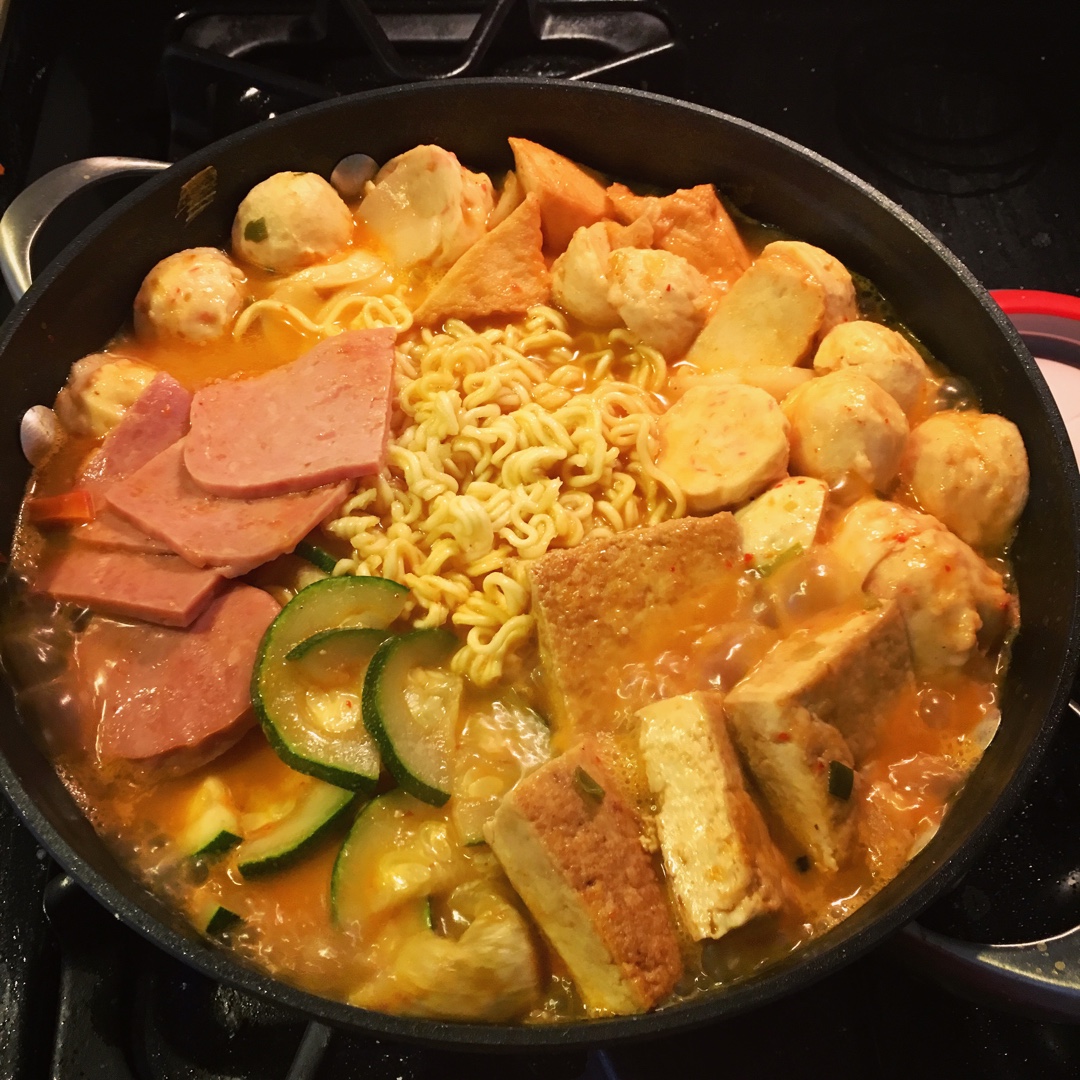 韩式芝士部队锅