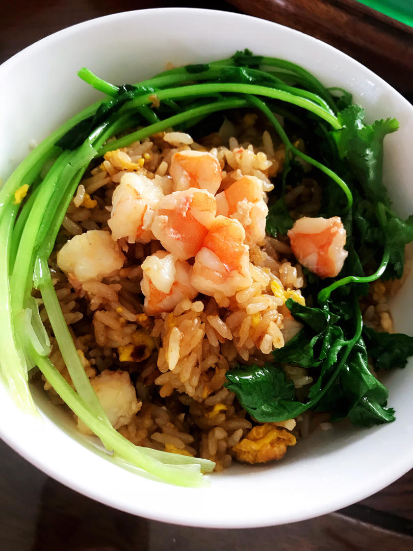 黄金虾仁炒饭