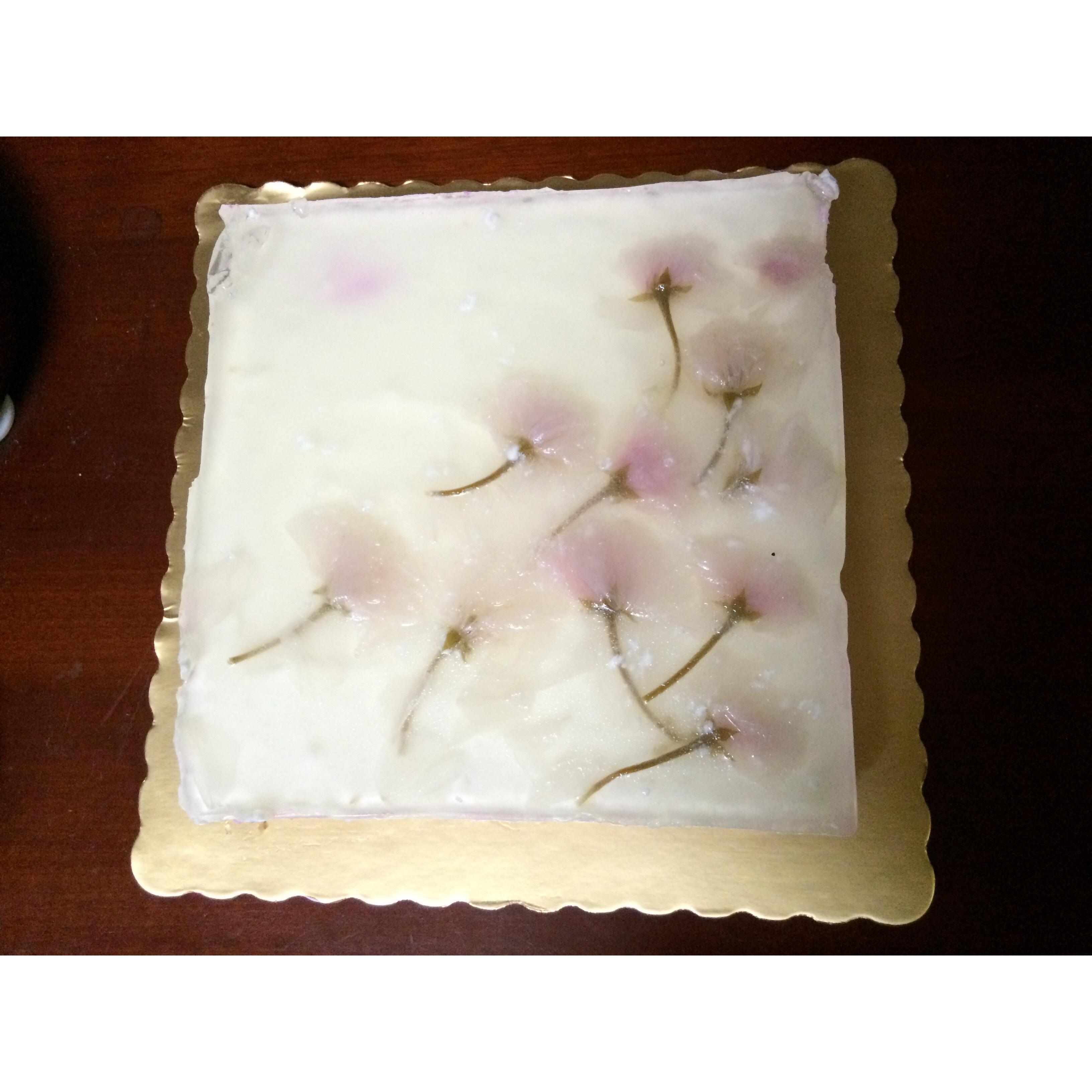 樱花渐变慕斯蛋糕（6寸）