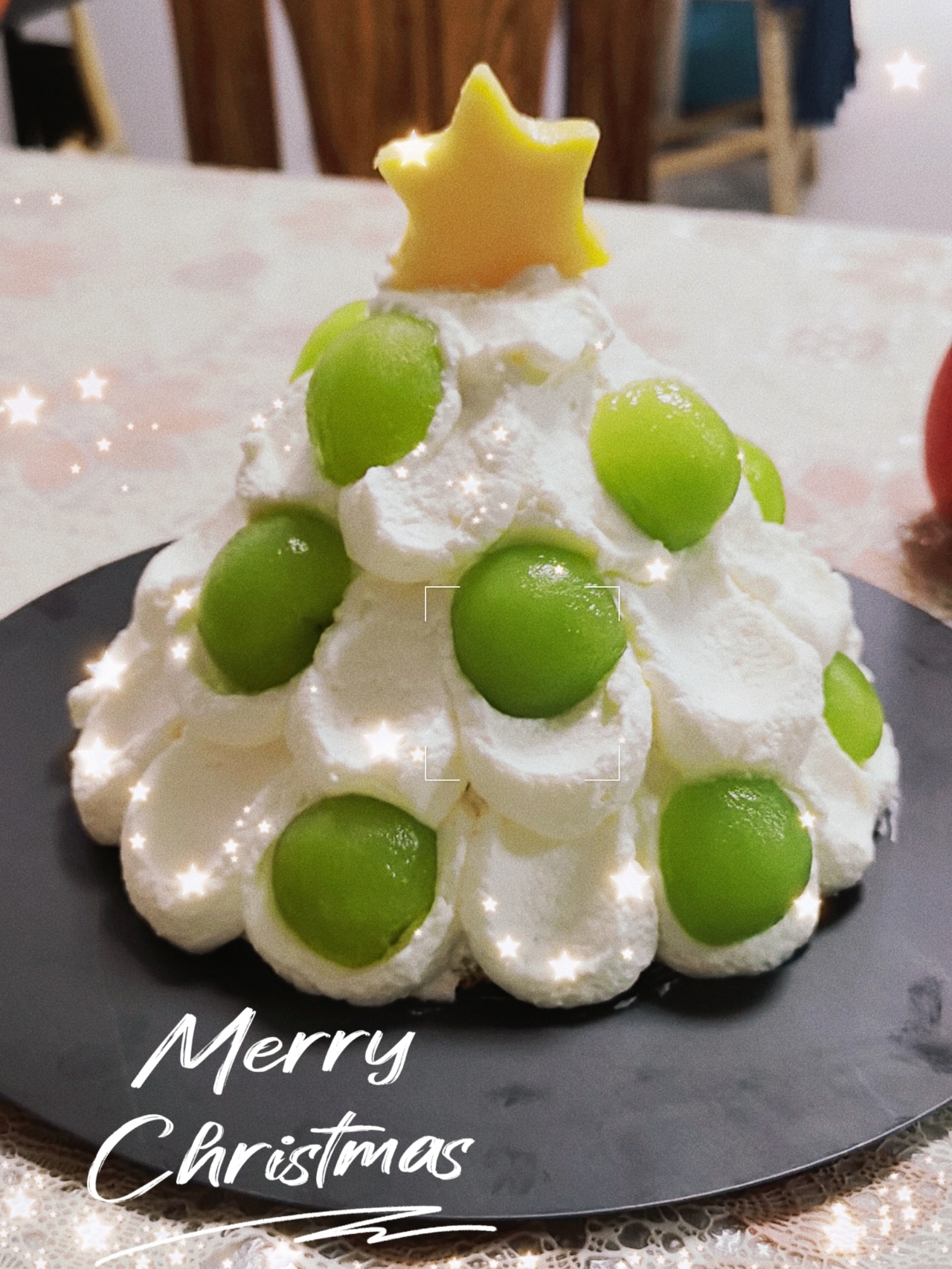 🎄圣诞树蛋糕｜芋泥抹茶奶油