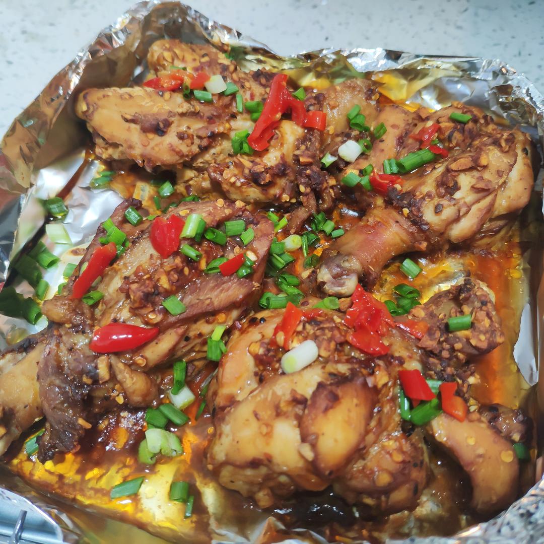 脆皮烤鸡腿