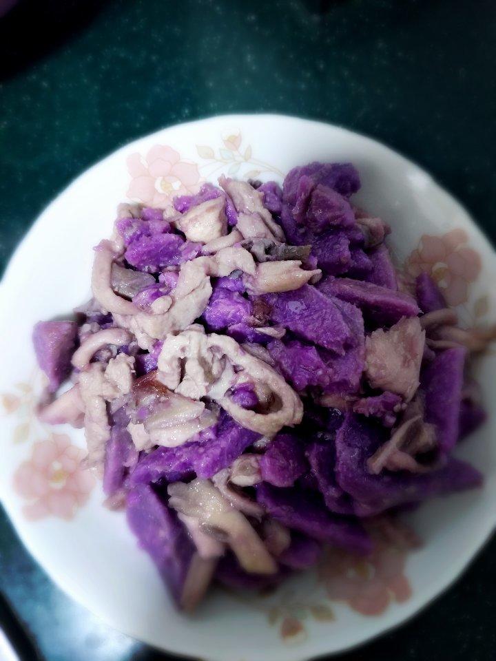 香菇肉丝辣炒山药
