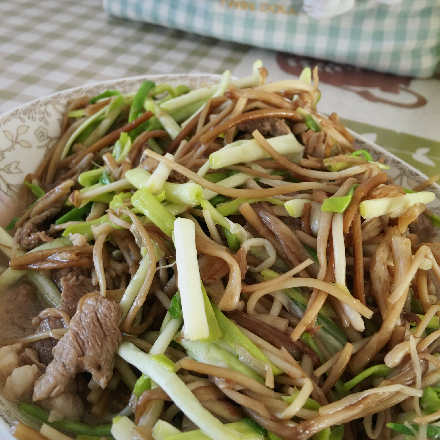 素炒金针菇