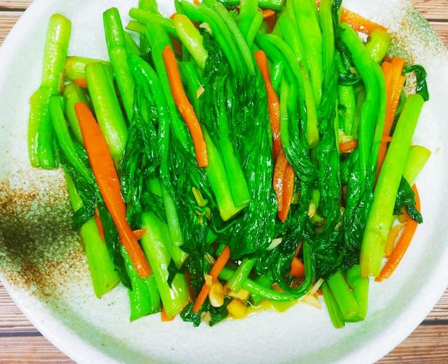 夏日清心小菜-干煸菜心的做法