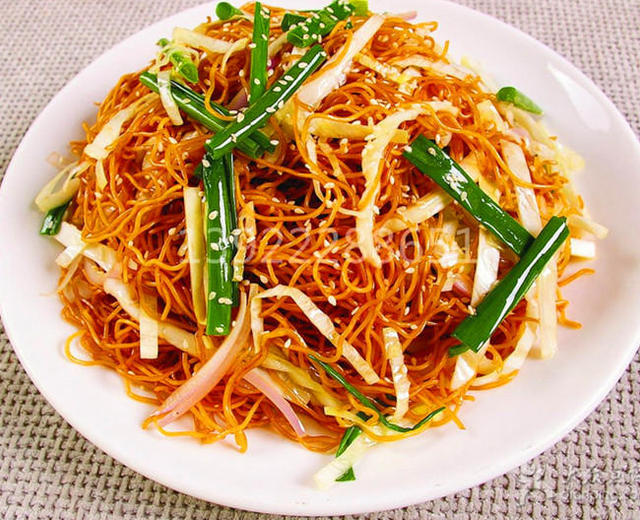 豉油皇炒面Stir fried noodles with special soy sauce的做法