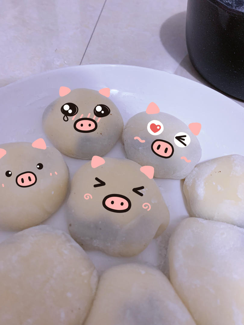 腹黑白胖子——奥利奥雪媚娘