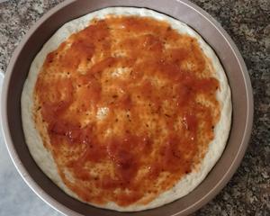 培根虾仁披萨（9寸）的做法 步骤8