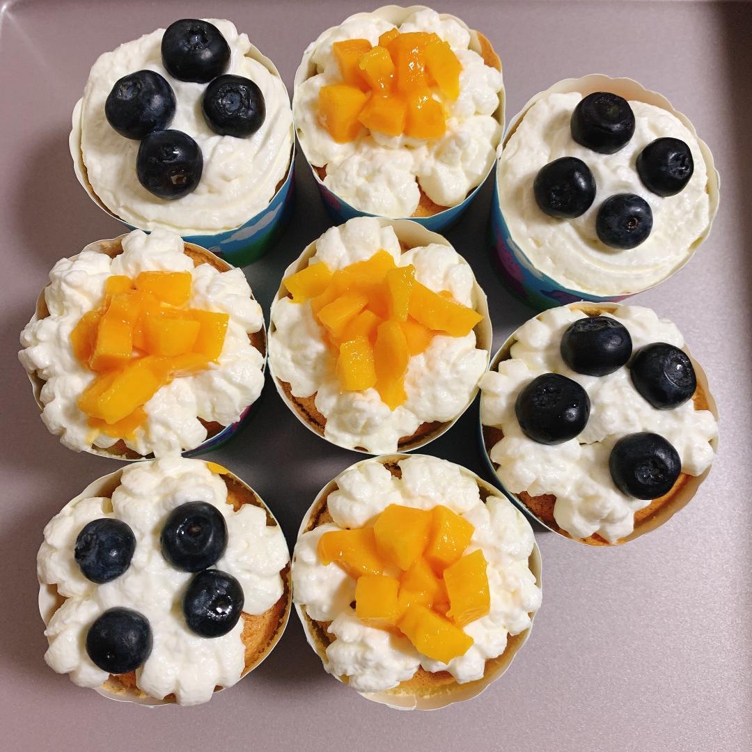 零失败~戚风纸杯小蛋糕🍰 ✨／8寸版戚风蛋糕