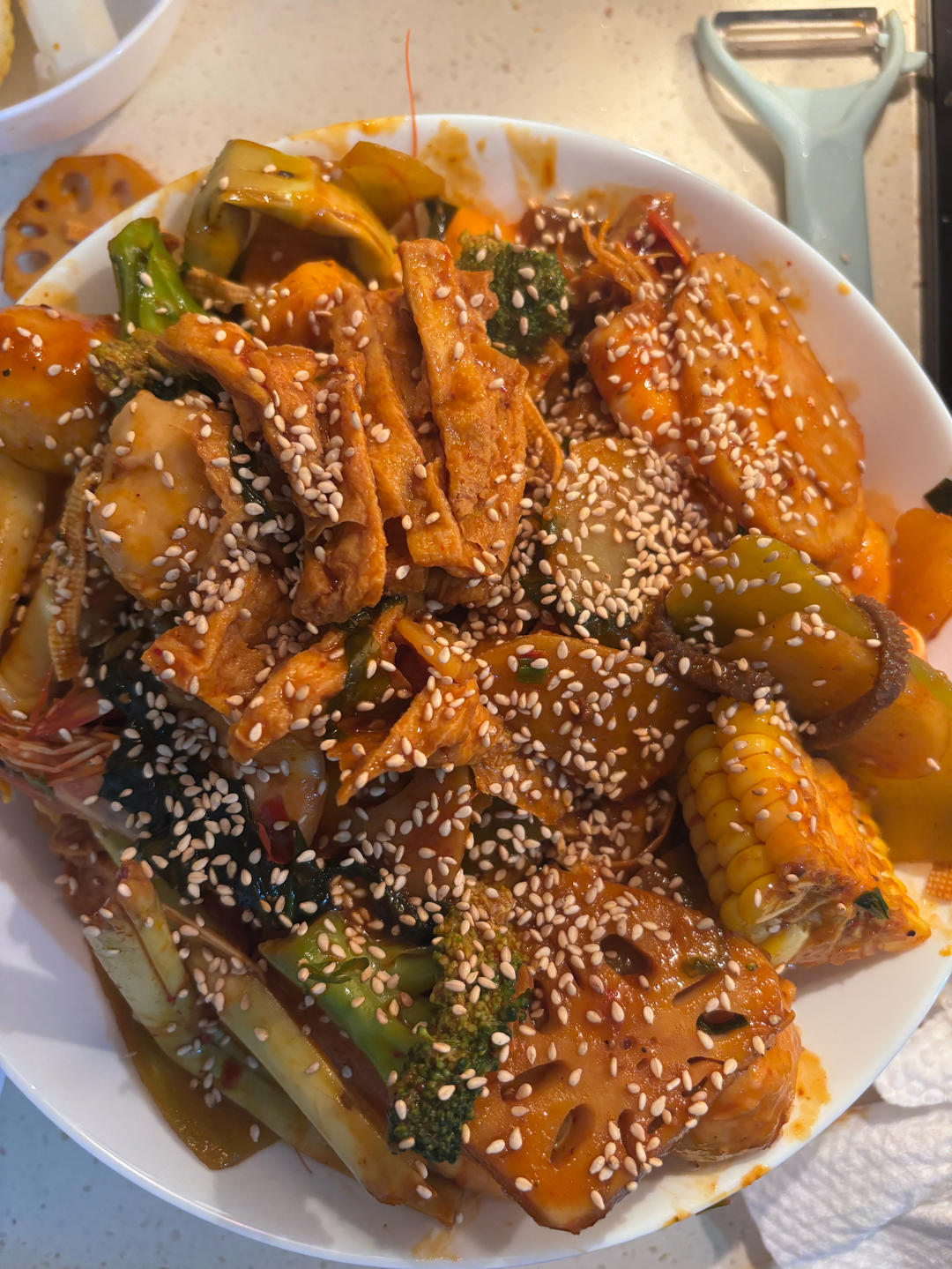 家庭聚会被赞爆的～麻辣香锅 今天这道菜太给撑场面了