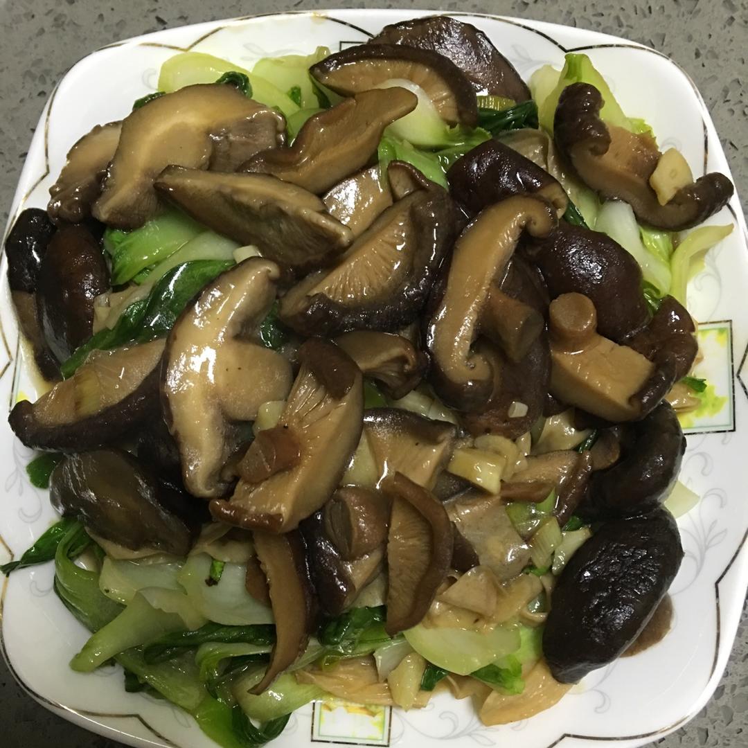 蚝油香菇油菜