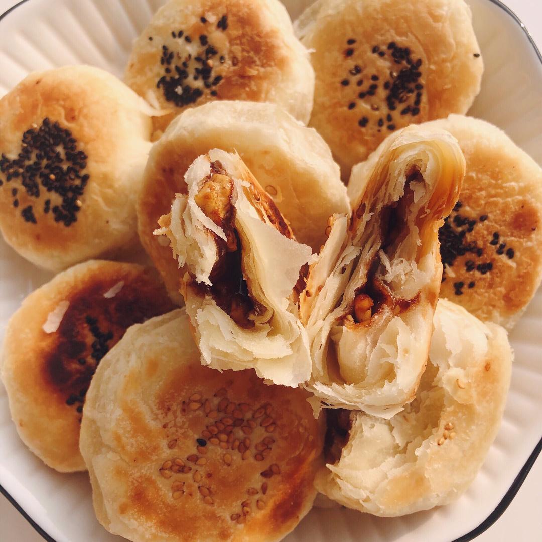 平底锅版香酥烧饼火勺的做法