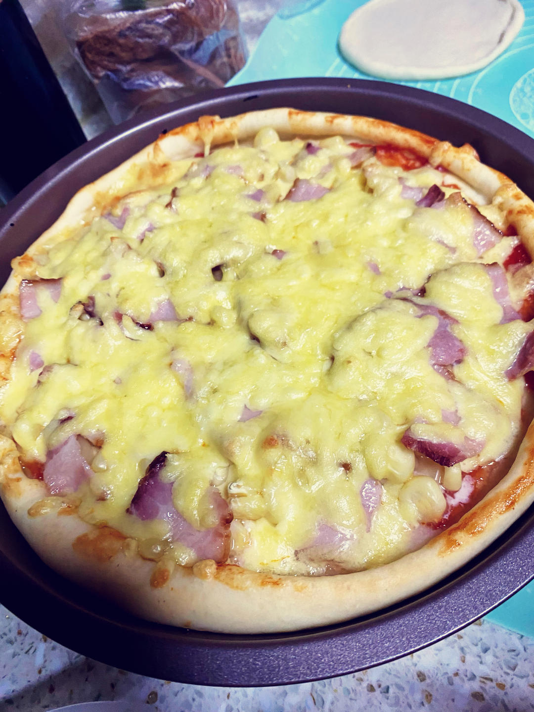 8寸披萨饼皮做法（🉑️厚🉑️薄，🉑️脆🉑️软）4张