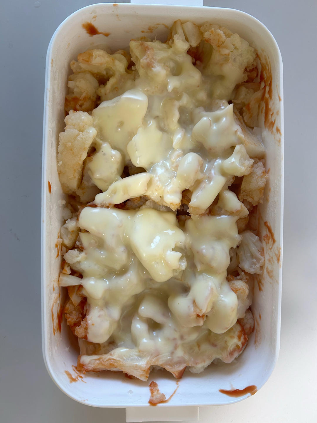 打工人食谱：减肥可吃的芝士焗花椰菜（微波炉版）