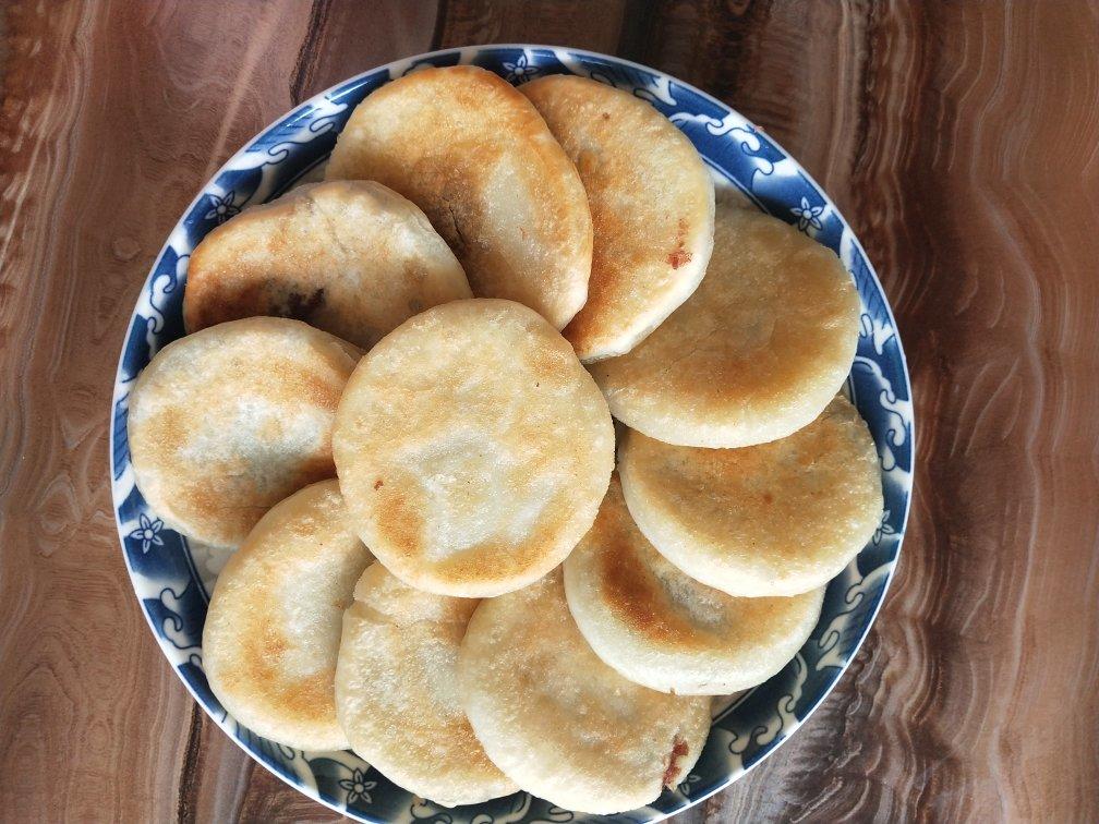 ㊙️东北糯米豆沙粘火勺 烫面法饼超级软 附虎口收拢法整形视频
