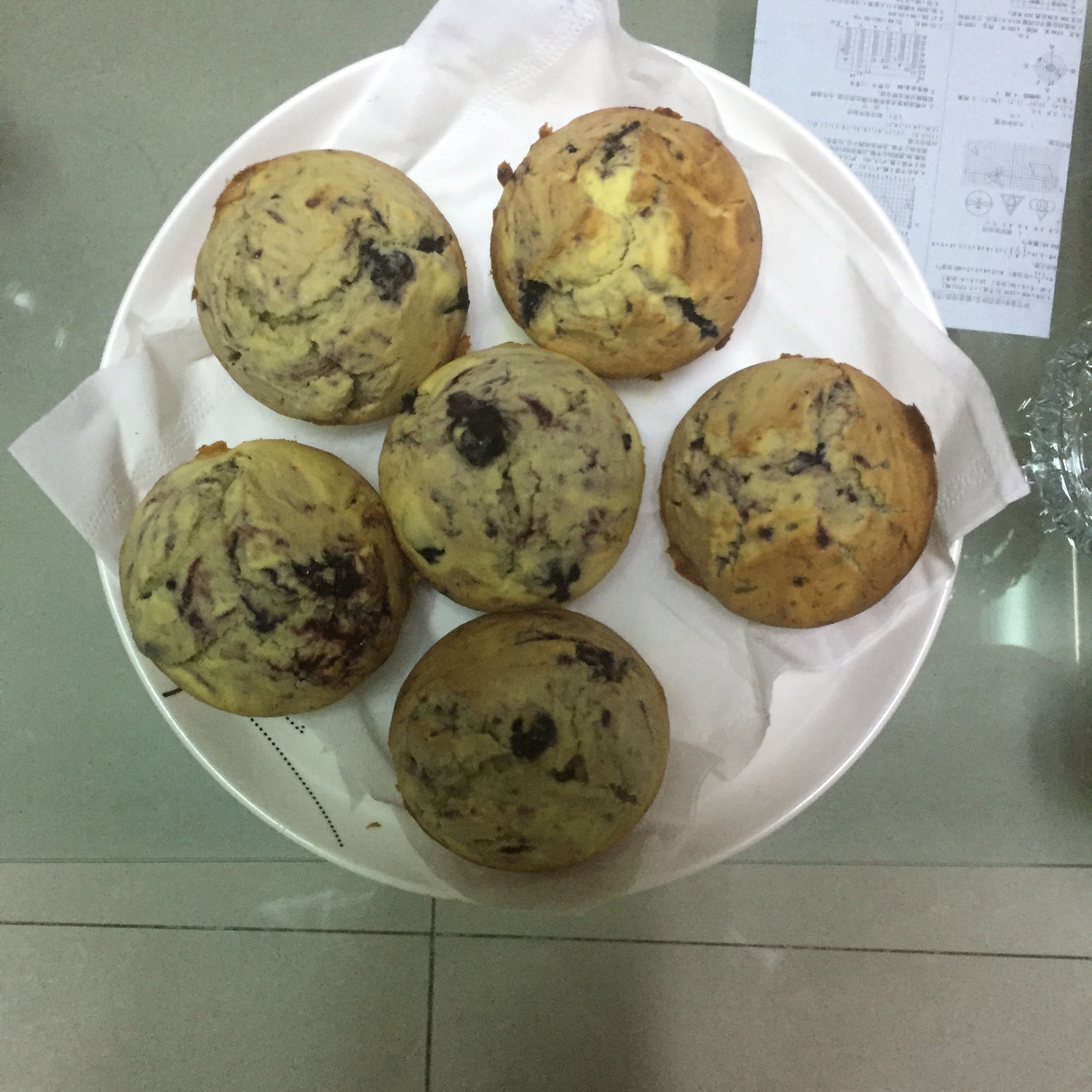 蓝莓玛芬蛋糕 Blueberry Muffin