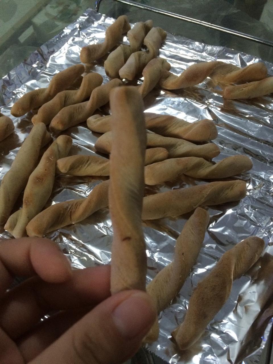 无油无糖宝宝磨牙棒饼干(硬性饼干)