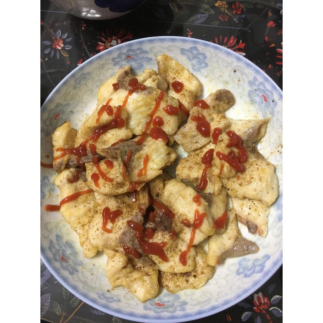 蛋煎鱼片