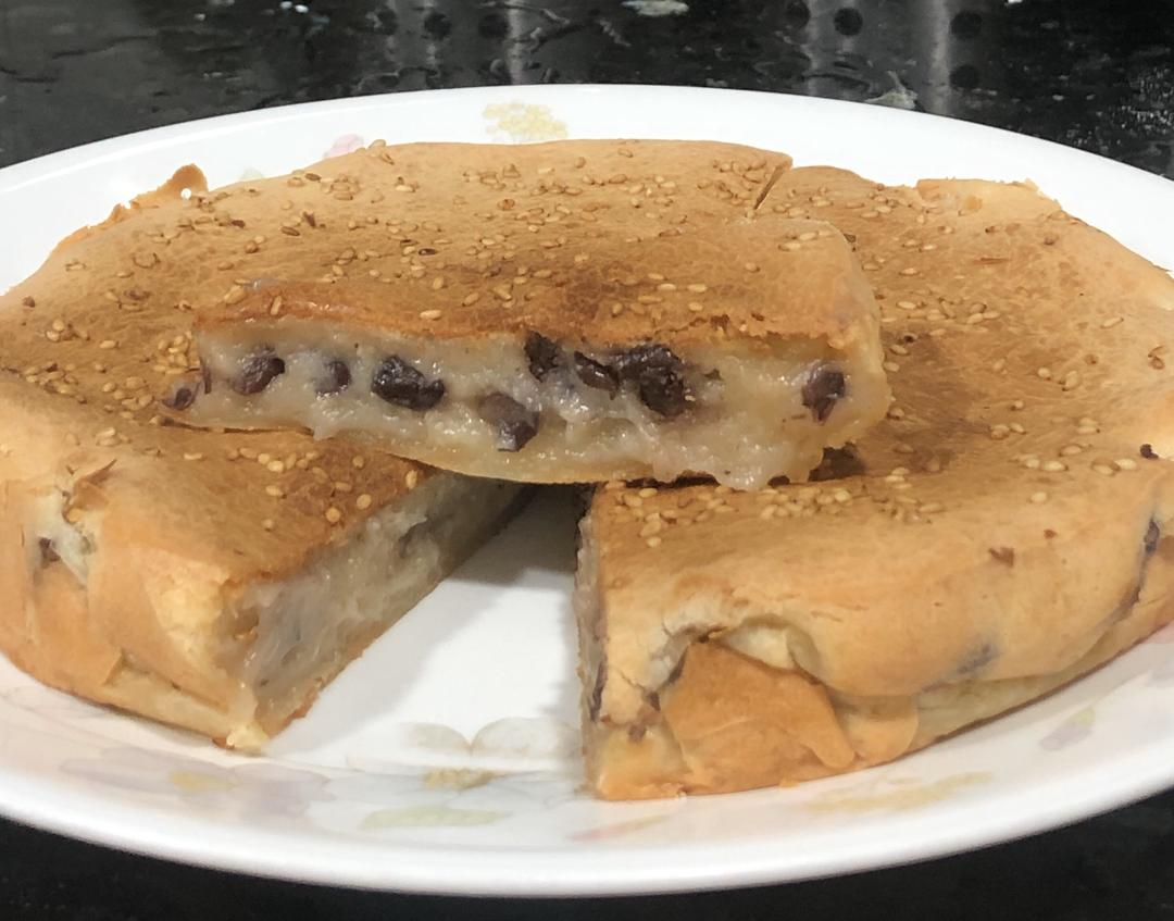 香酥椰香红豆烤糯米年糕的做法