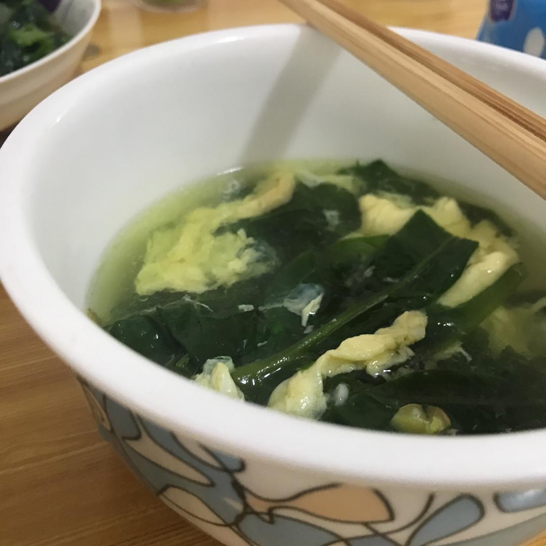 木耳菜鸡蛋汤