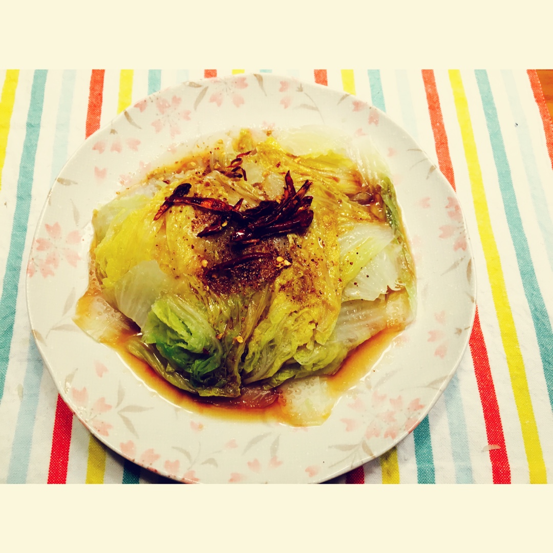 响油白菜
