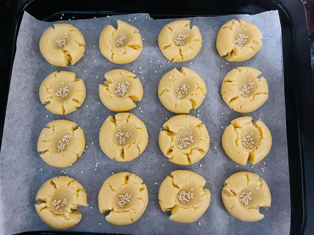 零失败自制桃酥❗️一次成功❗️酥到掉渣❗️