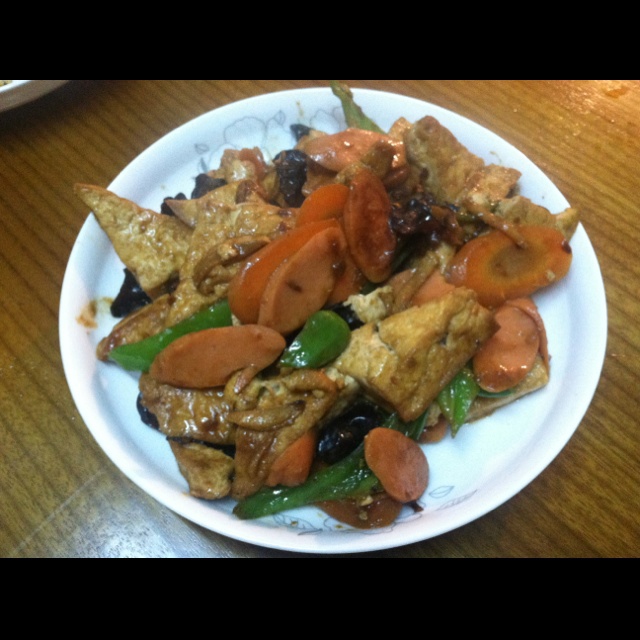 家常豆腐(彩椒版)