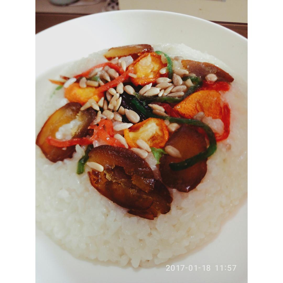 【猪油夹沙八宝饭】古法蒸糯米