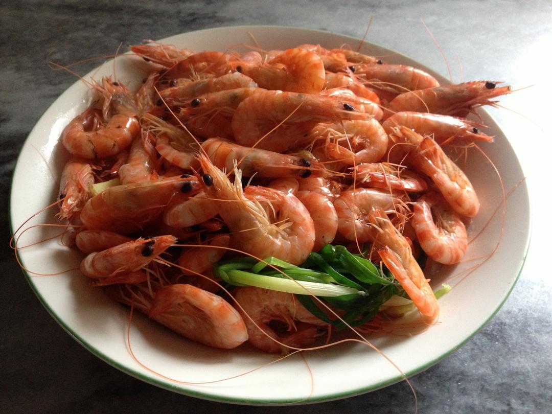 白灼竹节虾的做法