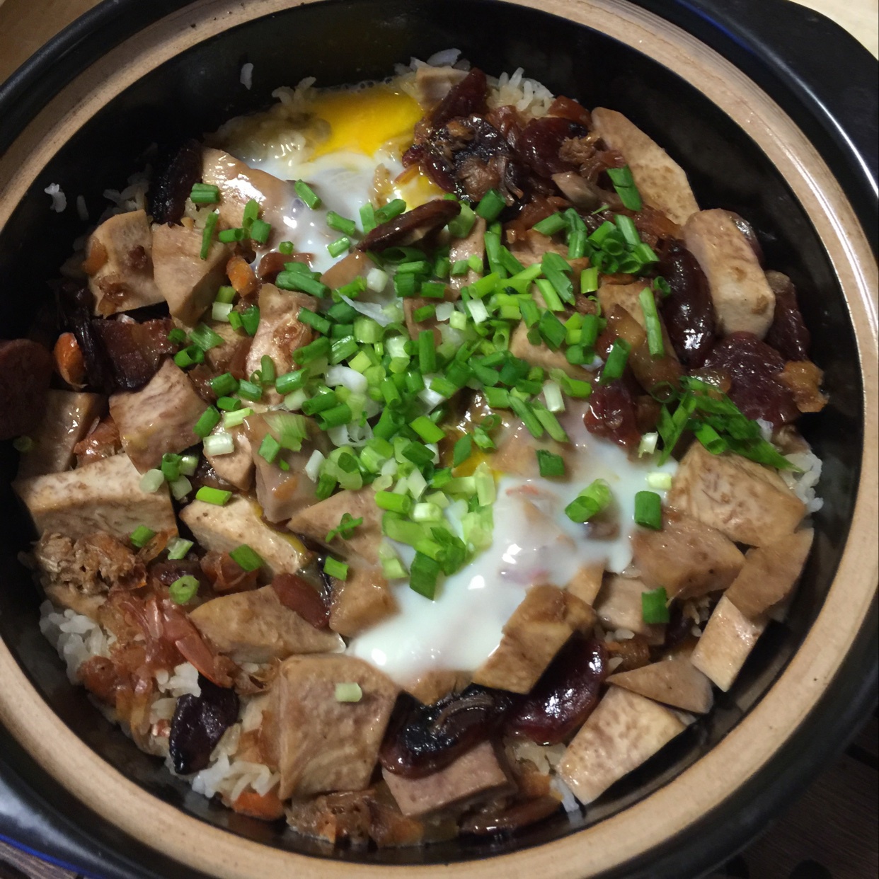 腊味芋头饭