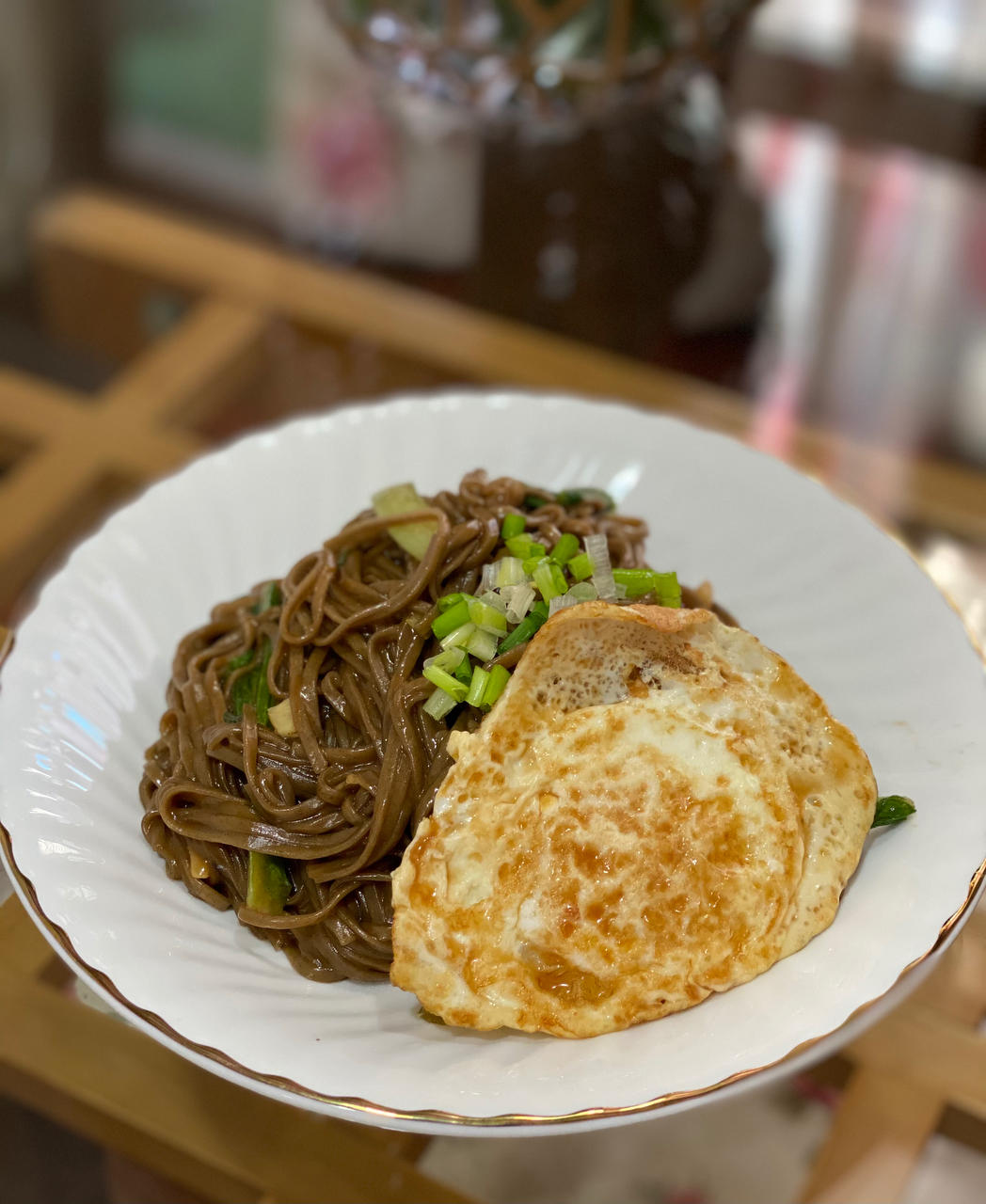 减脂荷包蛋焖荞麦面