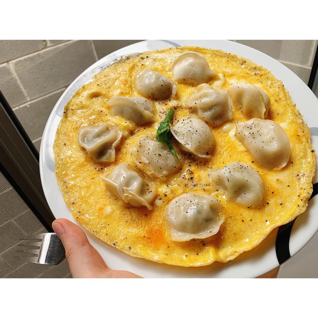 懒人快手抱蛋煎饺