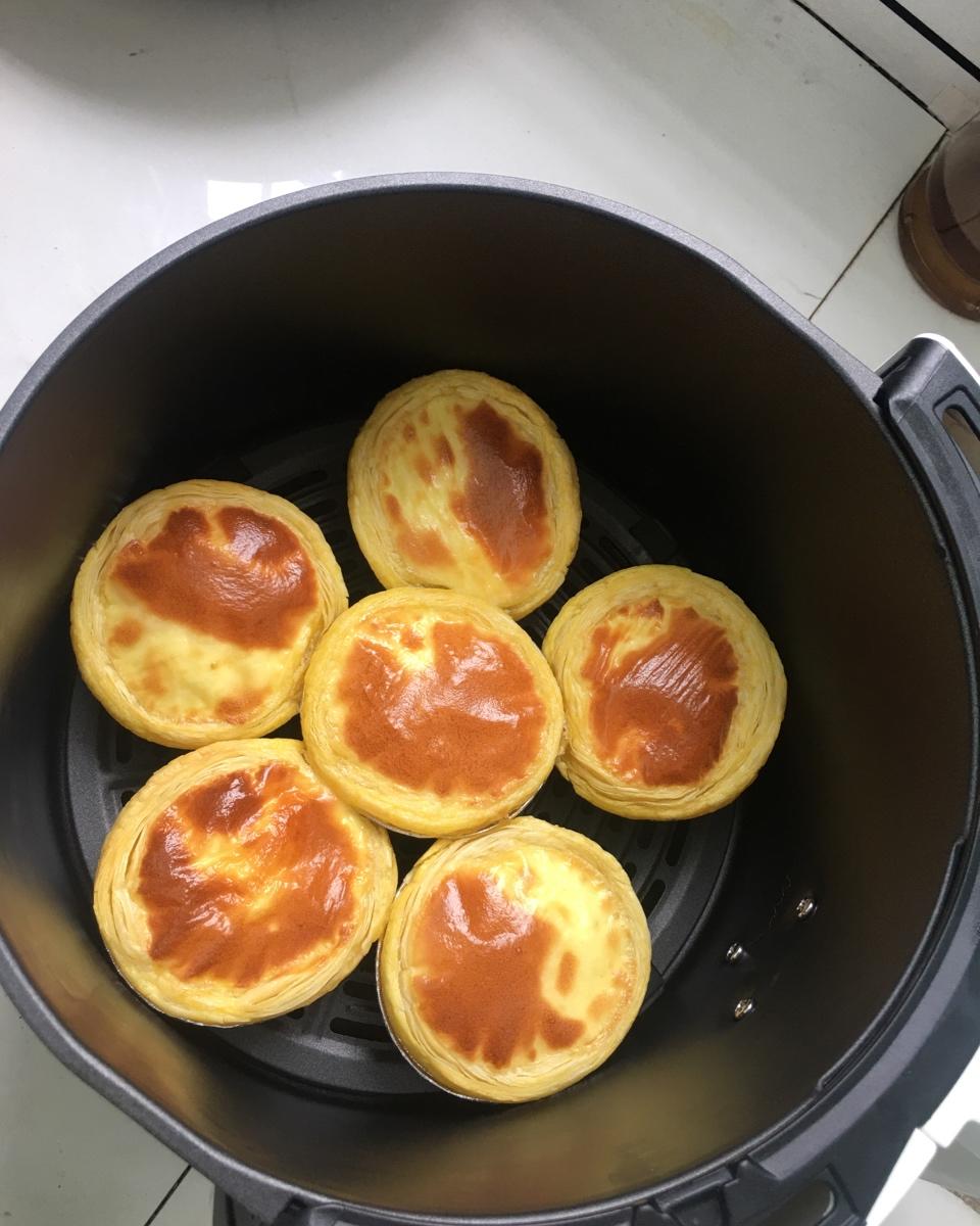 空气炸锅版简版烤蛋挞（神似肯德基！）