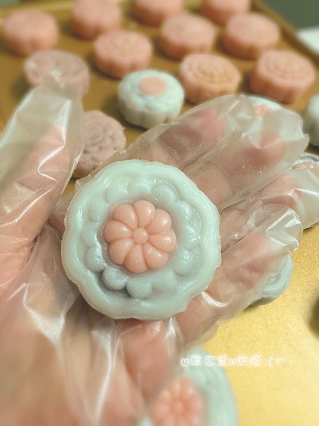 冰皮月饼～零失败（高颜值*冷藏三天都不硬）